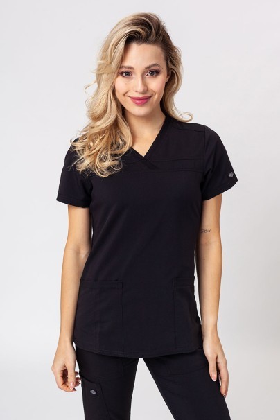 Komplet medyczny damski Dickies Balance (bluza V-neck, spodnie Mid Rise) czarny-2