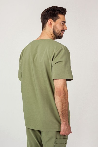 Bluza medyczna męska Sunrise Uniforms Premium Dose oliwkowa-1