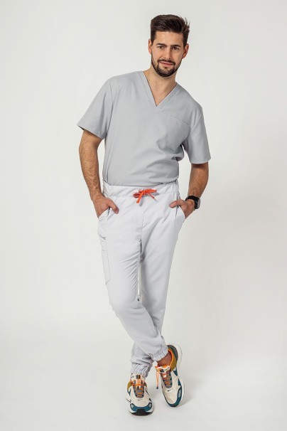PROMO Bluza medyczna męska Sunrise Uniforms Premium Dose popielata-4