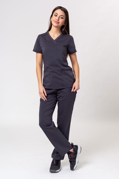 Bluza medyczna damska Dickies Balance V-neck Top szara-6