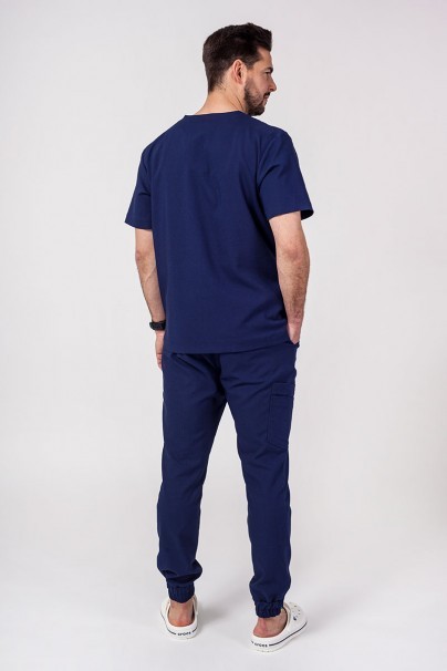 Bluza medyczna męska Sunrise Uniforms Premium Dose ciemny granat-7