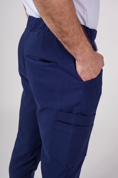 Spodnie medyczne męskie Sunrise Uniforms Premium Select jogger ciemny granat-5
