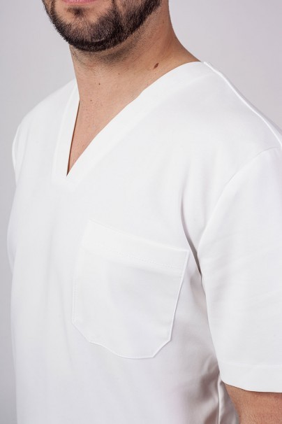 Komplet medyczny męski Sunrise Uniforms Premium Men (bluza Dose, spodnie Select jogger) ecru-5