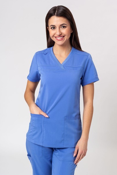 Komplet medyczny damski Dickies Balance (bluza V-neck, spodnie Mid Rise) klasyczny błękit-2