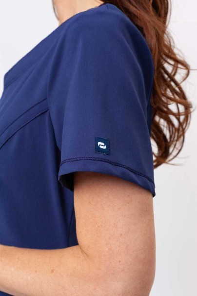 Bluza medyczna damska Cherokee Infinity Round Neck ciemny granat-4
