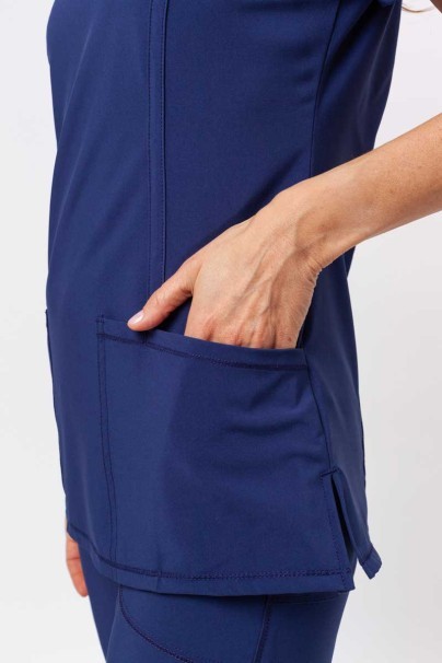 Bluza medyczna damska Cherokee Infinity Round Neck ciemny granat-7