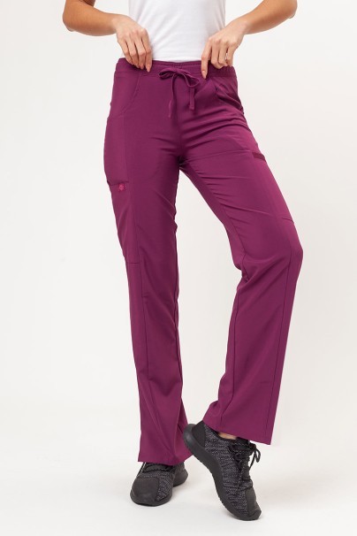 Komplet medyczny damski Dickies EDS Essentials (bluza Mock, spodnie Mid Rise) wiśniowy-9