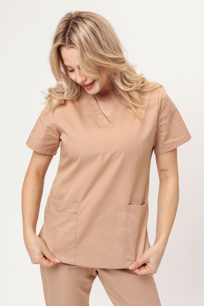 Komplet medyczny damski Sunrise Basic Classic FRESH Women beżowy-2