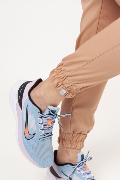 Spodnie medyczne damskie Sunrise Easy FRESH jogger beżowe-3