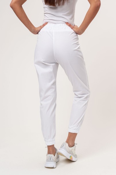 Spodnie medyczne damskie Sunrise Easy FRESH jogger białe-2