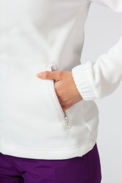 Bluza polarowa damska Malfini Fleece Jacket biała-3