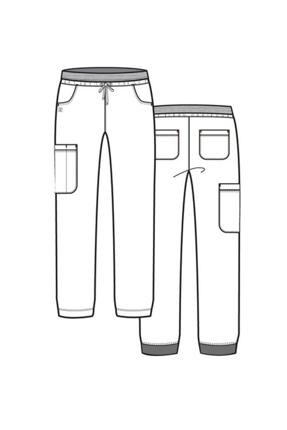 Spodnie damskie Maevn Matrix białe-5