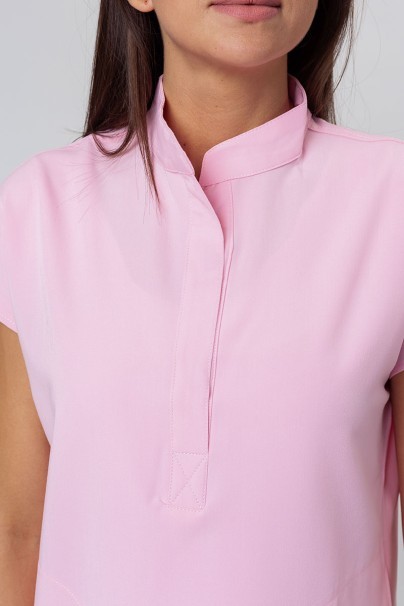 Bluza medyczna damska Uniforms World 518GTK™ Avant różowa (magnetyczne klipsy)-2
