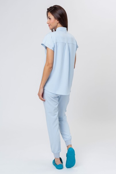 Bluza medyczna damska Uniforms World 518GTK™ Avant błękitna (magnetyczne klipsy)-7