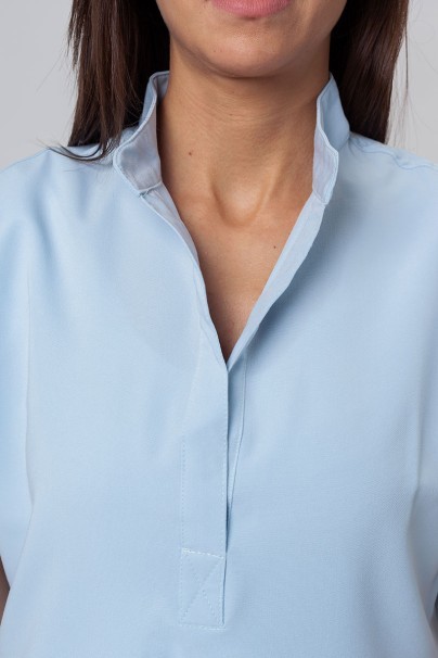 Bluza medyczna damska Uniforms World 518GTK™ Avant błękitna (magnetyczne klipsy)-3