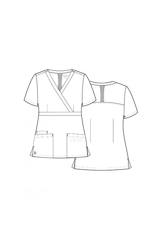 Bluza damska Maevn EON Style morski błękit-2