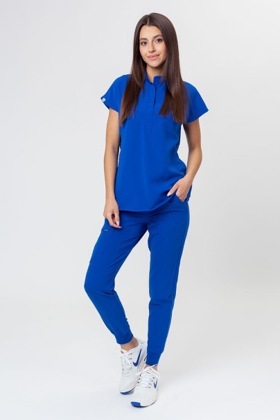 Bluza medyczna damska Uniforms World 518GTK™ Avant królewski granat (magnetyczne klipsy)-6