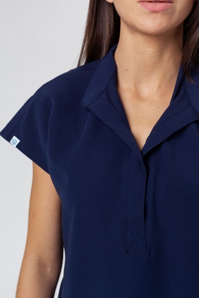 Bluza medyczna damska Uniforms World 518GTK™ Avant ciemny granat (magnetyczne klipsy)-3