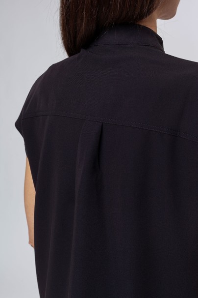 Bluza medyczna damska Uniforms World 518GTK™ Avant czarna (magnetyczne klipsy)-4