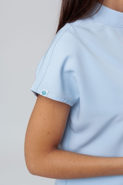 Bluza medyczna damska Uniforms World 518GTK™ Avant błękitna (magnetyczne klipsy)-4