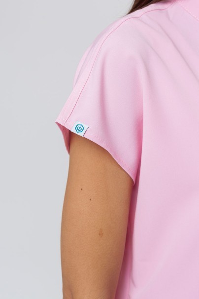 Bluza medyczna damska Uniforms World 518GTK™ Avant różowa (magnetyczne klipsy)-4