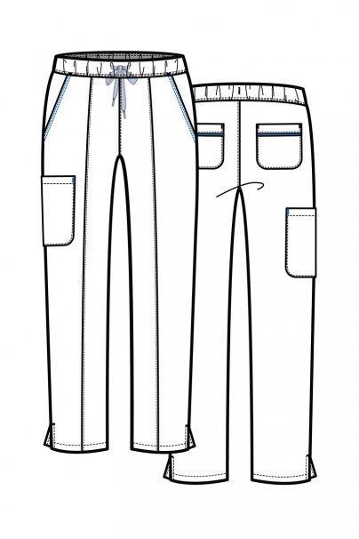 Spodnie damskie Maevn Matrix Impulse Stylish klasyczny błękit-9