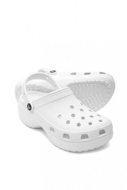 Obuwie Crocs™ Classic Platform Clog białe-6