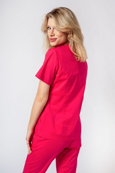 Komplet medyczny damski Sunrise Uniforms Active III (bluza Bloom, spodnie Air) malinowy-3