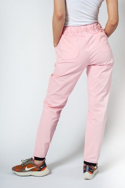 Spodnie medyczne damskie Sunrise Uniforms Active Loose różowe-2