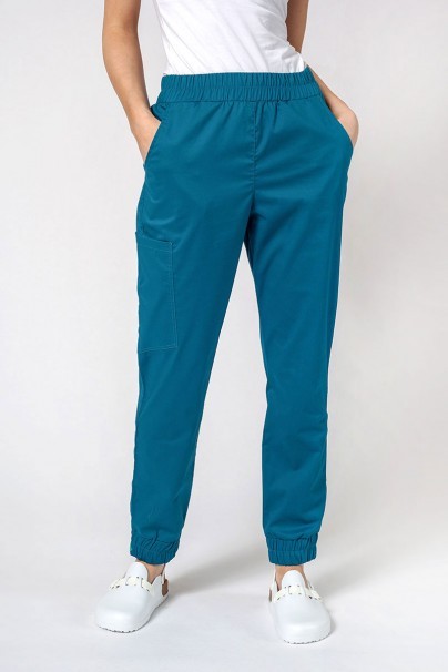 Komplet medyczny damski Sunrise Uniforms Active III (bluza Bloom, spodnie Air) karaibski błękit-6