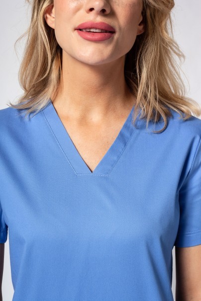 Bluza medyczna damska Sunrise Uniforms Active Bloom klasyczny błekit-2