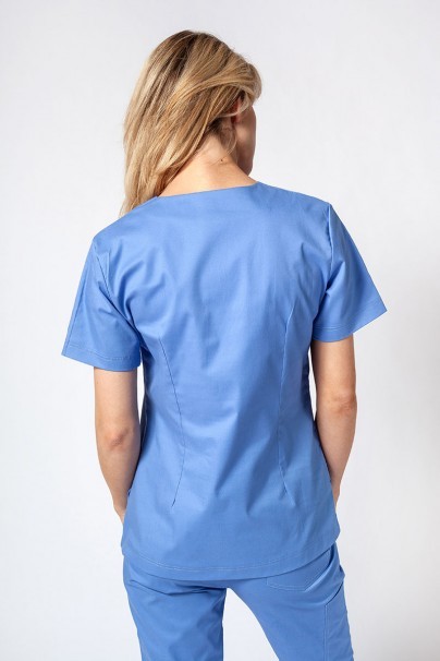 Bluza medyczna damska Sunrise Uniforms Active Bloom klasyczny błekit-1