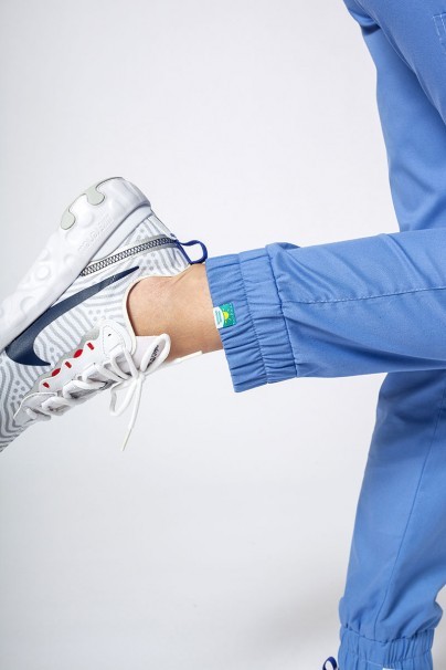 Spodnie medyczne damskie Sunrise Uniforms Active Air jogger klasyczny błękit-4