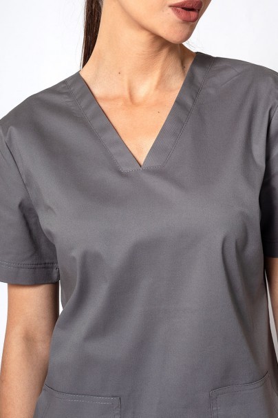 Bluza medyczna damska Sunrise Uniforms Active Bloom szary-2