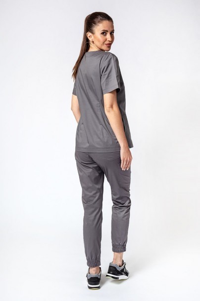 Bluza medyczna damska Sunrise Uniforms Active Bloom szary-4