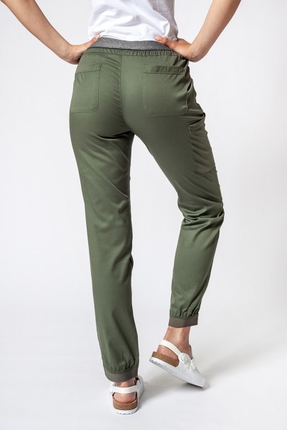 Spodnie damskie Maevn Matrix oliwkowe-2