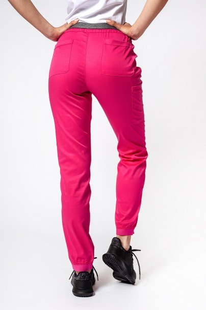 Spodnie medyczne damskie Maevn Matrix semi-jogger różowe-1