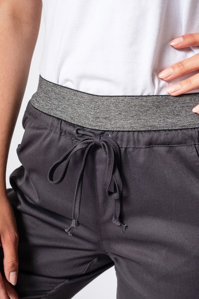 Spodnie medyczne damskie Maevn Matrix Contrast semi-jogger szare-2
