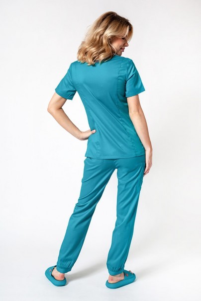 Spodnie medyczne damskie Maevn Matrix semi-jogger morski błękit-2