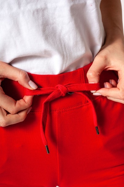Spodnie damskie dresowe Malfini Rest czerwone-4