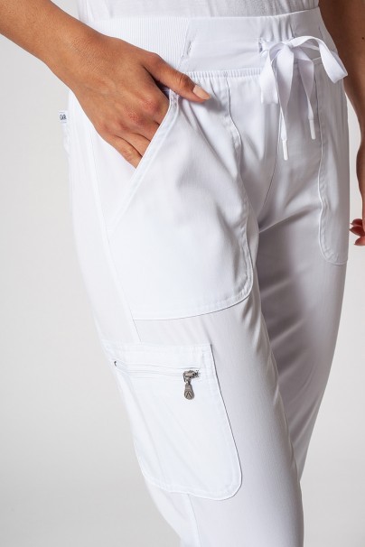 Komplet medyczny Adar Uniforms Ultimate biały (z bluzą Sweetheart - elastic)-9