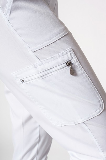 Komplet medyczny Adar Uniforms Ultimate biały (z bluzą Sweetheart - elastic)-10