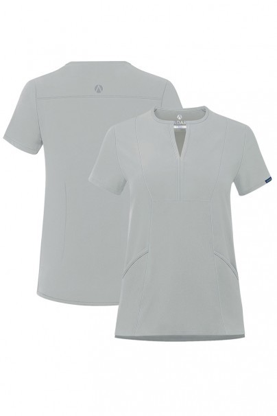 Bluza damska Adar Uniforms Notched popielata-11