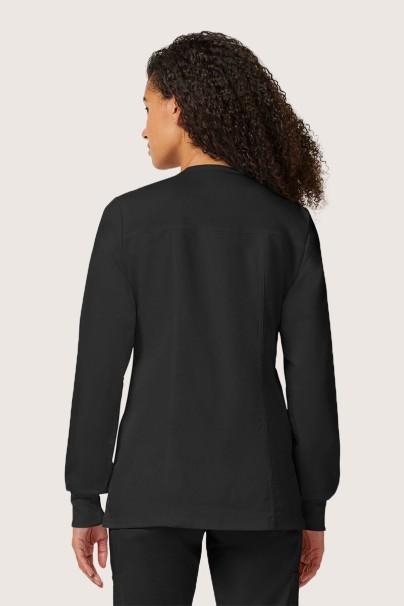 Bluza medyczna damska rozpinana Cherokee Revolution Snap czarna-2