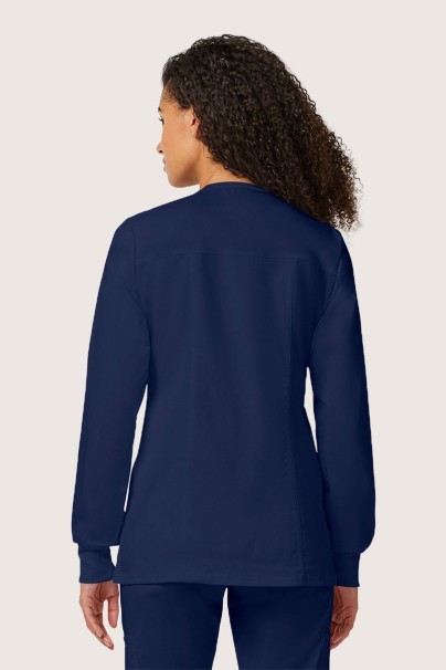 Bluza medyczna damska rozpinana Cherokee Revolution Snap ciemny granat-2