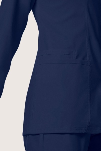 Bluza medyczna damska rozpinana Cherokee Revolution Snap ciemny granat-5