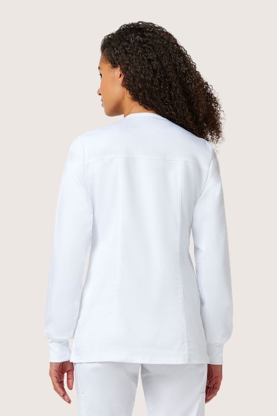 Bluza medyczna damska rozpinana Cherokee Revolution Snap biała-2