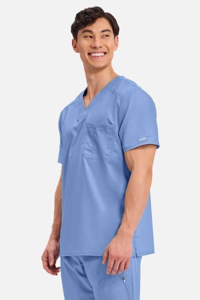 Bluza medyczna męska Cherokee Revolution Men Tuckable V-Neck klasyczny błękit-2
