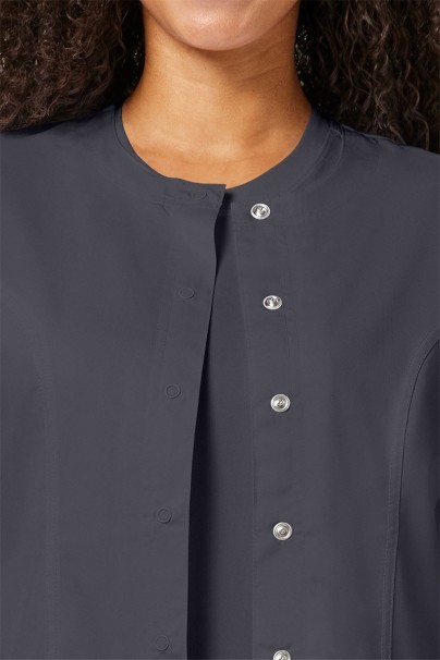 Bluza medyczna damska rozpinana Cherokee Revolution Snap szara-2