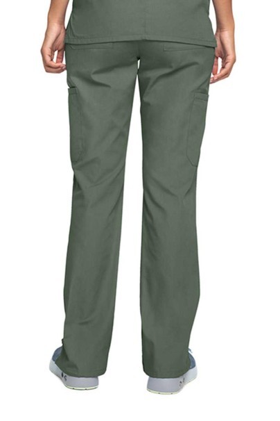 Spodnie medyczne damskie Cherokee Originals Natural Rise oliwkowe-2